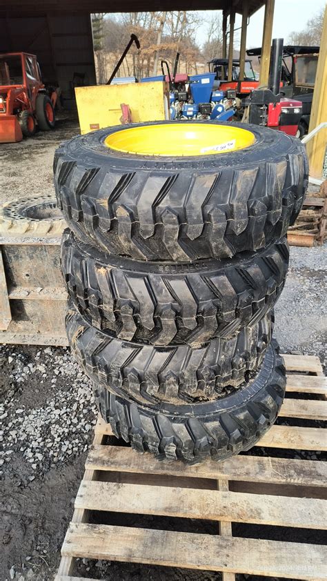 10x16.5 skid steer tire 6 lug wheels|10x16.5 tires for sale.